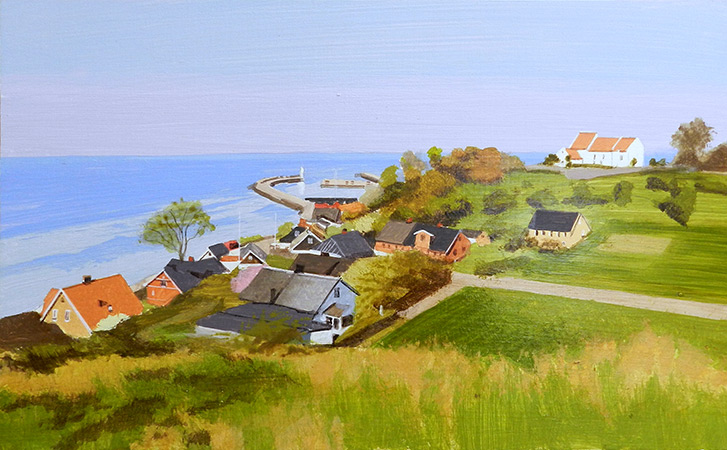 Utsikt, St. Ibbs Kyrka, Ven